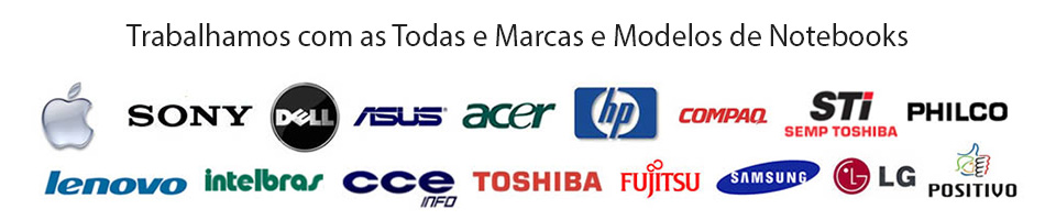 Todas as marcas de notebooks